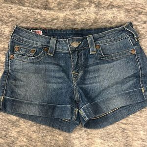 True Religion jean shorts